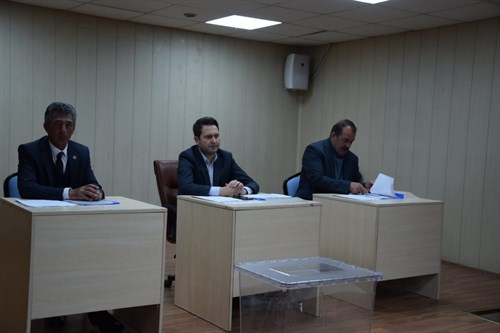 KAYMAKAMIMIZ SAYIN AHMED ÇELİK BAŞKANLIĞINDA KÖYLERE HİZMET GÖTÜRME BİRLİĞİ OLAĞAN MECLİS TOPLANTISI YAPILDI.